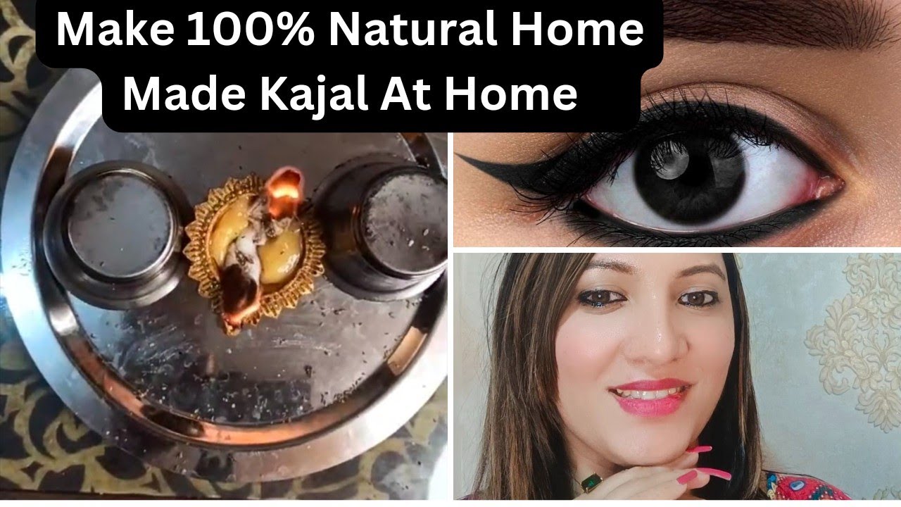 How To Make Organic Kajal At Home Easy how-to-make-organic-kajal-at-home-easy