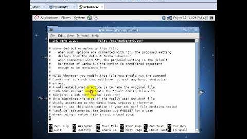 TUTORIAL KONFIGURASI SAMBA SERVER DEBIAN 6