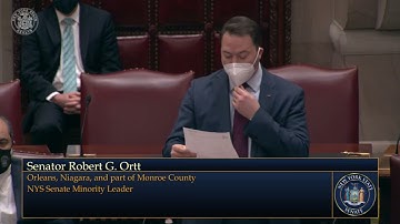 Senate Republican Leader Rob Ortt BLASTS NY Democrats