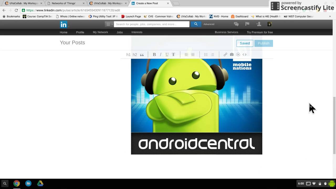 screen casting device Add An Image Publish A Post Linkedin