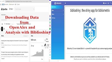 Downloading Data from OpenAlex and Analysis with Biblioshiny