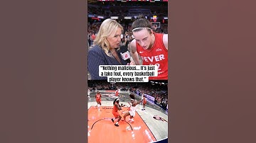 Caitlin Clark on her flagrant 1 on Angel Reese