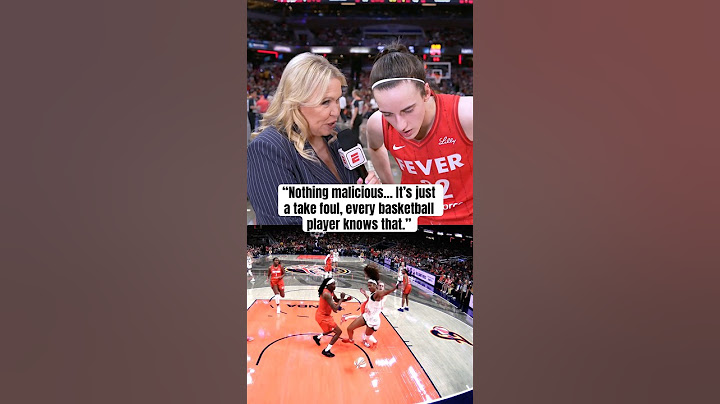Caitlin Clark on her flagrant 1 on Angel Reese