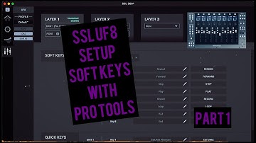 SSL UF8 Setting up Soft Keys with Pro Tools #ssl #protools #uf8