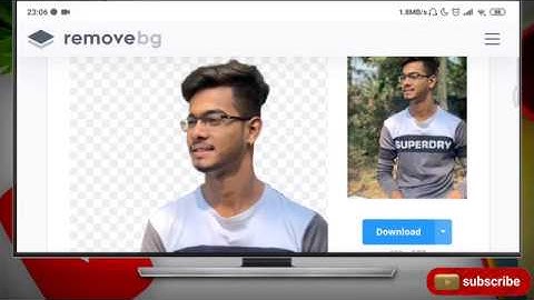 How to erase background like Vijay Mahar in PS Touch | perfect background Erase with Refine Edge