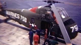 US Aircraft Carrier Flight Deck Scenes, c. 1967, p.2 (No Sound)
Two (2) standard 8 mm color film reels (50 feet each) showing activity on flight deck of unidentified US Navy aircraft carrier, with helicopters of the US Marine Corps. Vietnam era footage. Housed in envelope that was mailed Nov. 1967 to John A. Breynaert from the US Photographic Equipment Corp., and assumed to have subsequently been donated to SSHSA by Breynaert. c. 1967.
To learn more please visit us at https://www.sshsa.org
Facebook: https://www.facebook.com/SteamshipHistoricalSociety/
Twitter: https://twitter.com/SSHSA
Instagram: https://www.instagram.com/shiphistory/
Flickr: https://www.flickr.com/photos/sshsa/
Tumblr: https://steamship-historical-society.tumblr.com
LinkedIn: https://www.linkedin.com/company/steamship-historical-society-of-america/ US Aircraft Carrier Flight Deck Scenes, c. 1967, p.2 (No Sound)