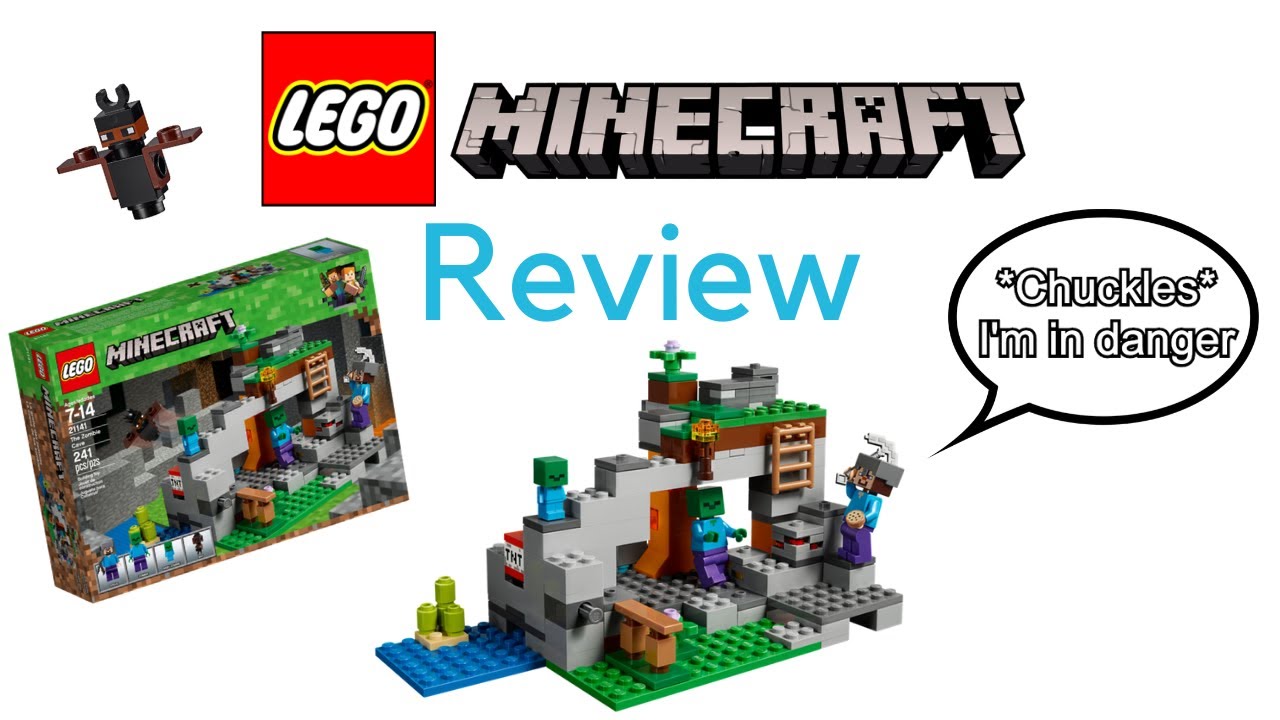 LEGO Minecraft The Zombie Cave Set 21141 Review! YouTube