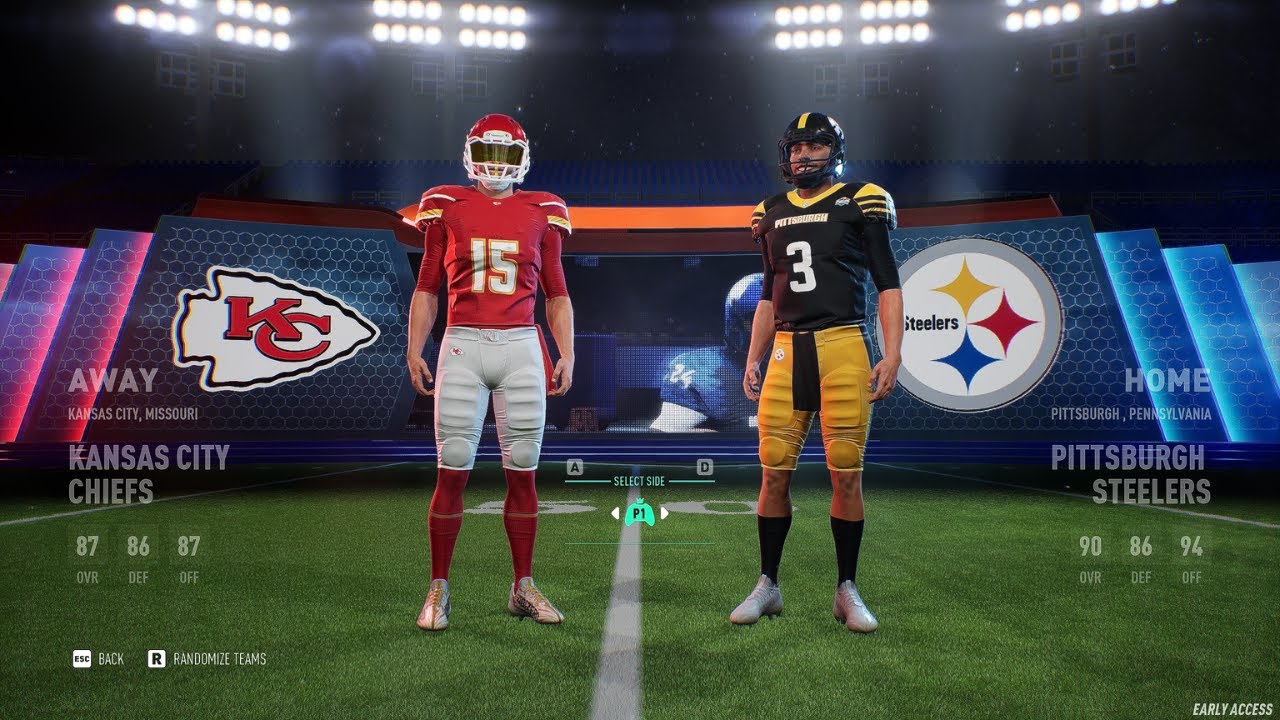 WEEK 17 Kansas City VS Pittsburgh - Maximum Football - Steam Early Access - 4K