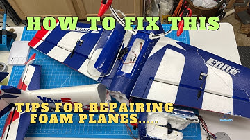 How to repair your foam RC Plane