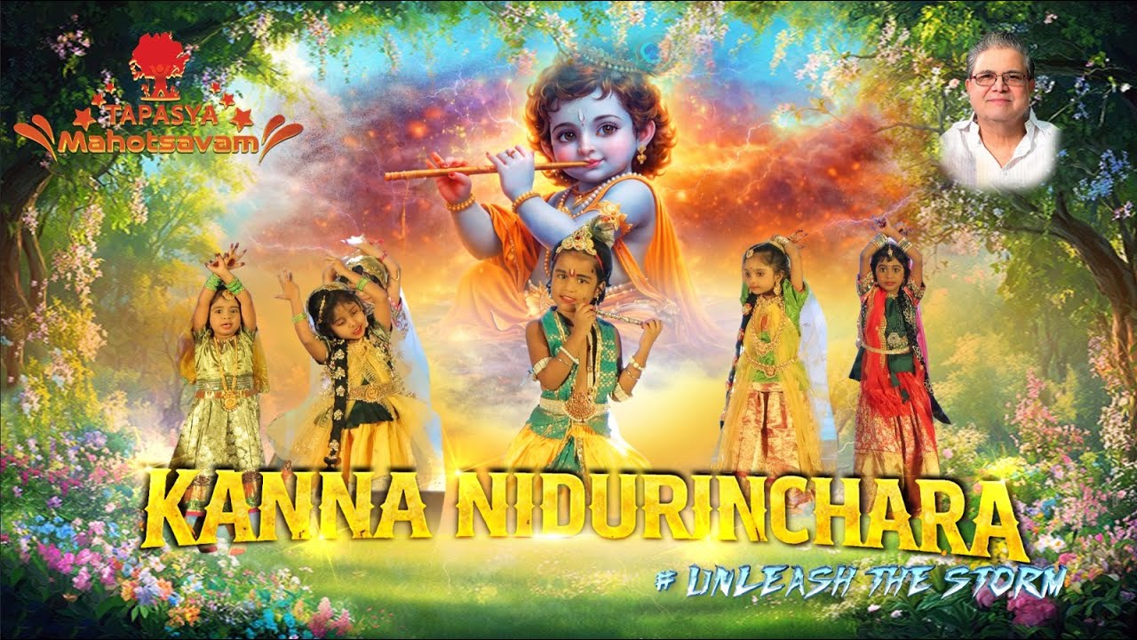 KANNA NIDURINCHARA 🪈dance performance by Dr. Basheer's TAPASYA SCHOOL Students @TAPASYA MAHOTSAVAM 5