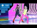 FLASHDANCE Olivia Smart Adrian Diaz Exhibition Gala Figure Skating Beijing 2022 Olympics FLASHDANCE Olivia Smart Adrian Diaz Exhibition Gala Figure Skating Beijing 2022 Olympics