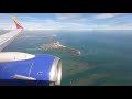 Southwest Airlines Gorgeous Landing in Miami (Miami International Airport)