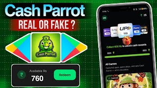 Cash Parrot App Real Or Fake | Cash Parrot App Review | Cash Parrot App Withdrawal 😡 screenshot 3