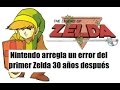 Nintendo arregla un error del primer Zelda 30 años después