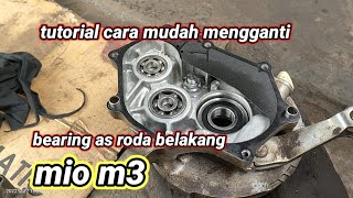 Download Lagu TUTORIAL CARA MUDAH MENGGANTI BEARING AS RODA BELAKANG MIO M3 MP3