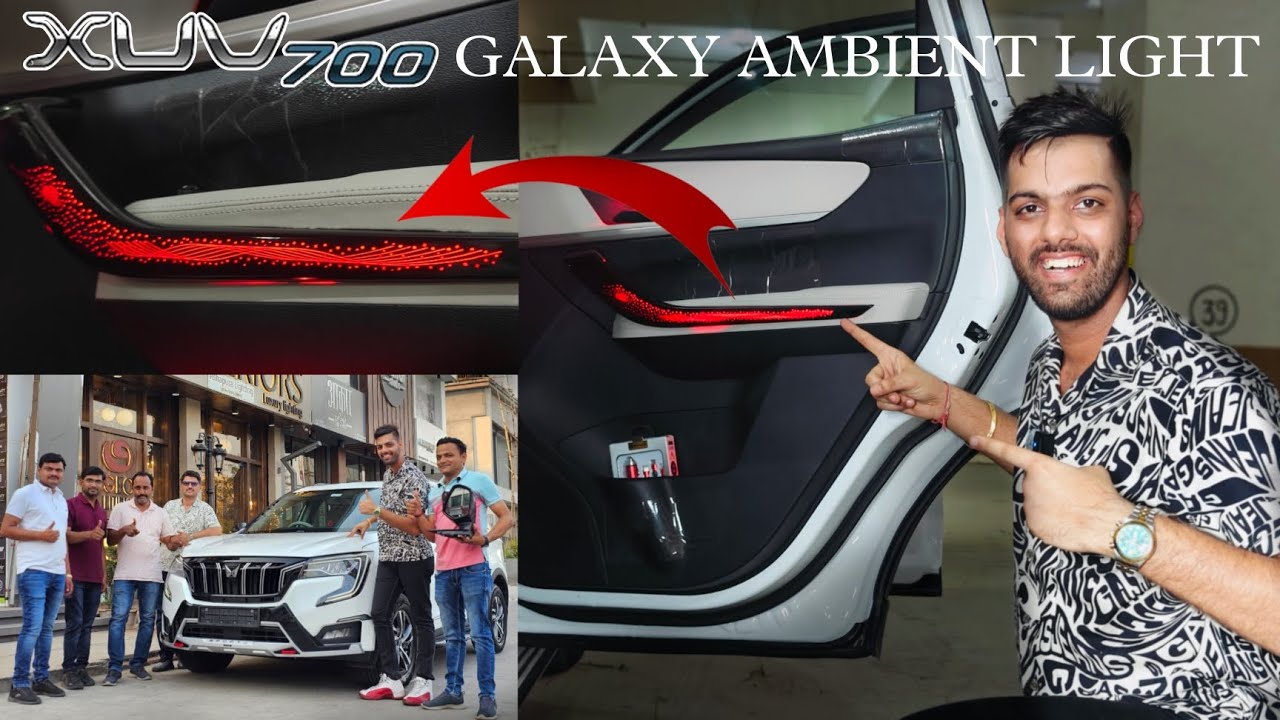 INDIA'S FIRST XUV700 WITH GALAXY AMBIENCE LIGHT...!!!AUTOFOLD ORVMS &TOP GEAR INTERIOR