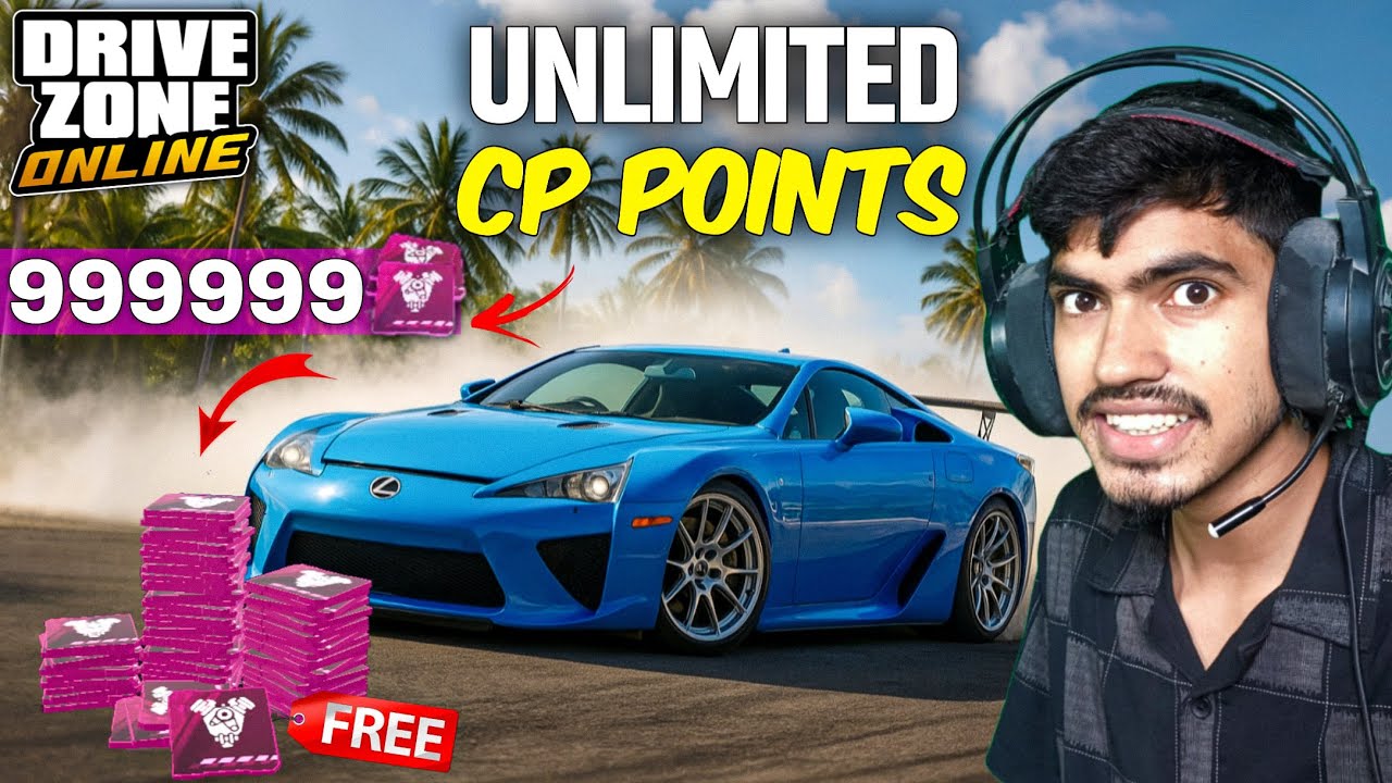 HOW TO GET UNLIMITED CP POINTS | DRIVE ZONE ONLINE GAMEPLAY