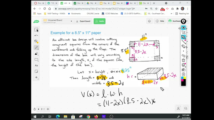 Mr. Nalley Final Exam Box Max Volume