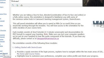 D2L Orientation intro