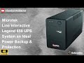 🔋⚡Uninterrupted Power, Unmatched Protection Microtek Legend 650🔋⚡#microtekinverter 