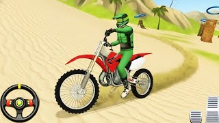 Motocross Beach Bike Stunt Racing Game 2026 - Extreme Bike Racing Game - Android Gameplay screenshot 1