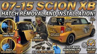 Scion xB 2007 - 2015 Rear Hatch Door Removal JOATD