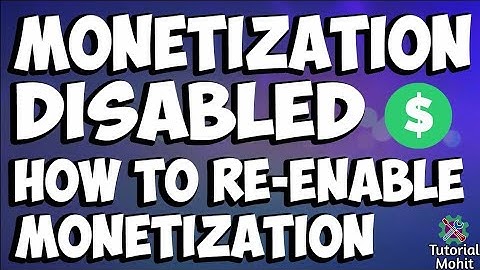 YouTube Channel Monetization Disabled! How to Re-Enable Monetization in Hindi 2018