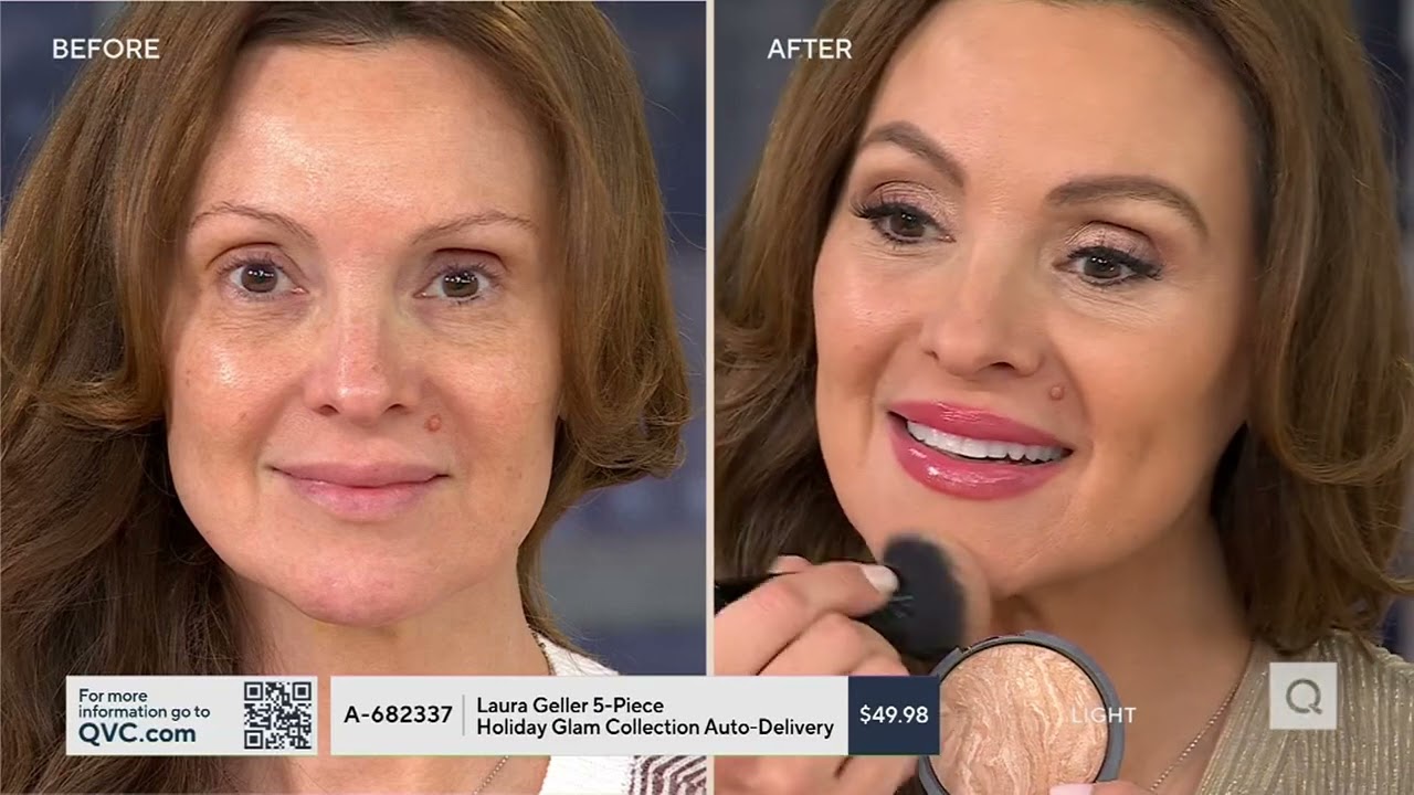 Laura Geller 5-Piece Holiday Glam Collection Auto-Delivery on QVC