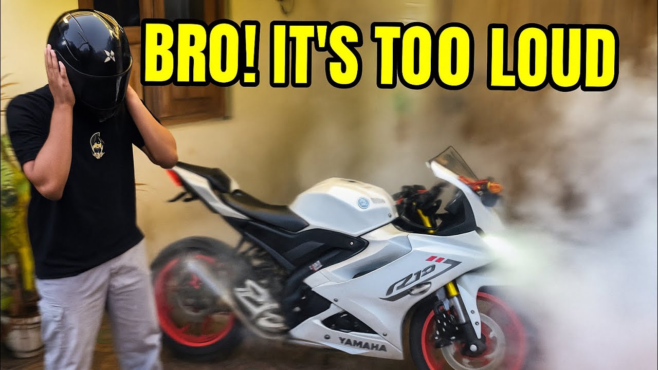 “From Stock to Savage 🔥 R15 V4 Akrapovic Exhaust Installation”!Rourkela!