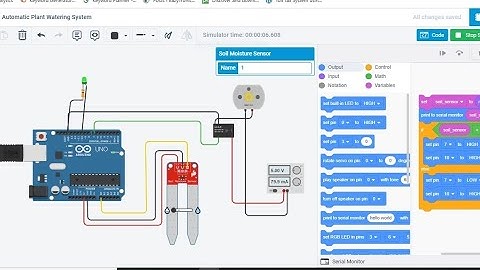 Tinkercad Proejct | Automatic Plant Watering System Arduino Tinkercad | Irrigation Project