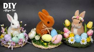 Wow ✨ How to Make Easter Decor with a Cute Bunny ✨ Simple and Easy