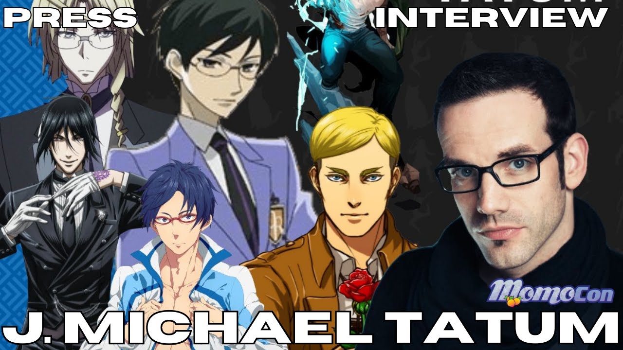 Press Interview with Voice Actor J Michael Tatum at MomoCon 2023 - YouTube(03)
