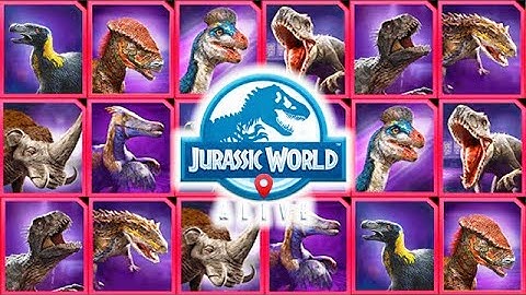 ALL 8 LEGENDARY RAID BOSSES DEFEATED (JURASSIC WORLD ALIVE)
