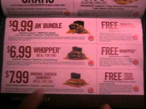 Extreme Great Family Coupons at Burger King!! Get FREE Whopper or Chicken Sandwich! 1/10/12