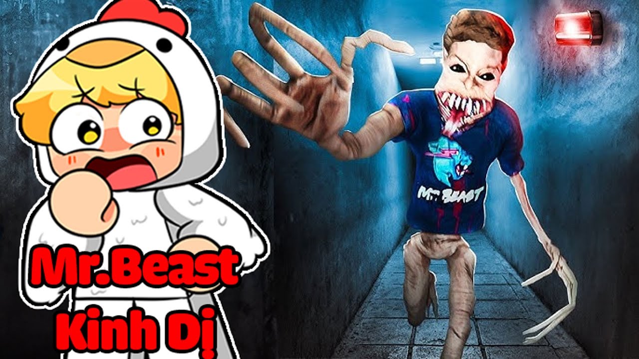 Tô Gà Bị Kẹt Trong Tiệm Pizza Mr Beast Kinh Dị