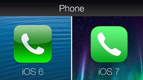 iOS 6 VS iOS 7: Icon Comparison!