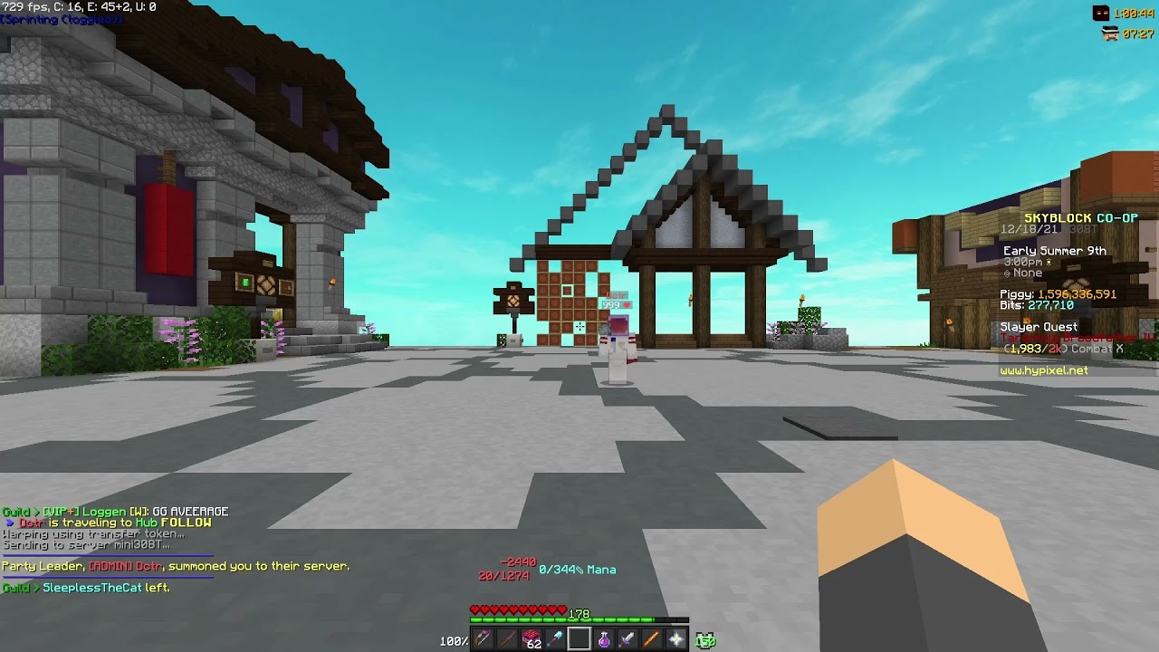 Buying The Dctr's Space Helmet [Hypixel Skyblock] YouTube