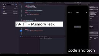 Swift Vlog 3 - Memory Leak due to Strong Reference