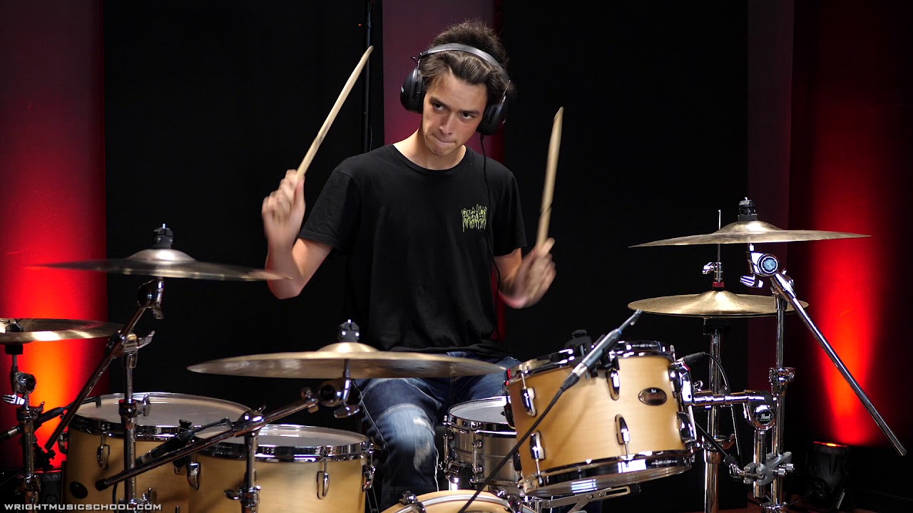 Wright Music School - Luca Thompson - Slipknot - AOV - Drum Cover - YouTube