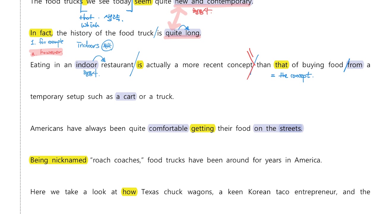 영어권 문화 능률(김)  Lesson 01 Kitchens on Wheels - 01