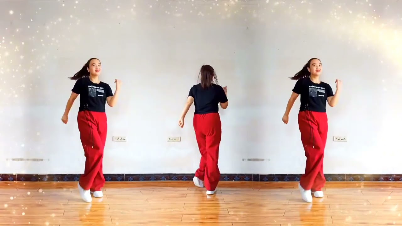 一曲《老父亲》混搭水兵广场舞超长完整版3分8秒背面镜面演示