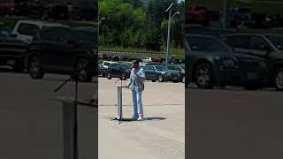 Michael Lee-Chin Presenting at Groundbreaking Ceremony for the World s First Micro-Modular Reactor