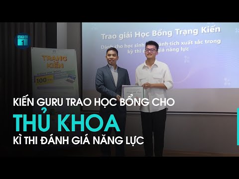 Video Kiến Guru trao học bổng cho thủ khoa kỳ thi đánh giá... - youtube