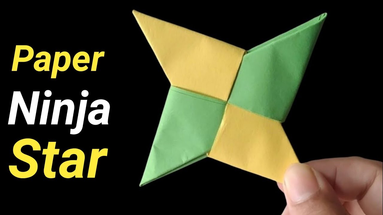 Paper Ninja Star How To Make the Best Paper Ninja Star YouTube