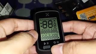 XOSS G+ Initial Setup (raw video)