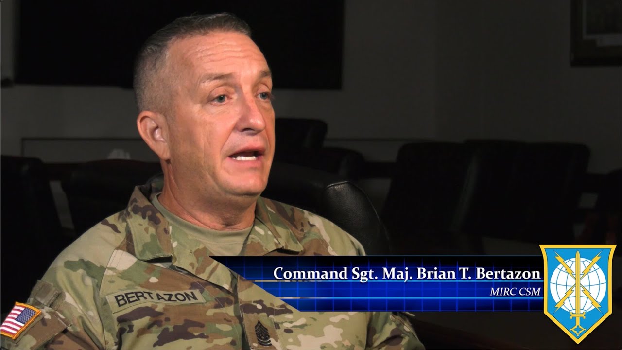 Sittin' with Command Sgt. Major Brian T. Bertazon