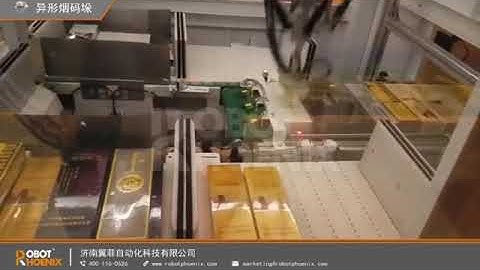 Robotphoenix Robotic Alien Cigarette Sorting and Palletizing System