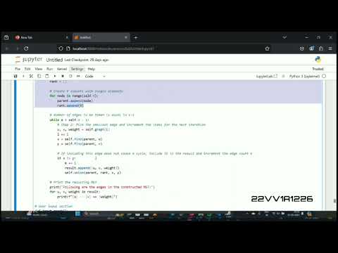 Kruskals algorithm