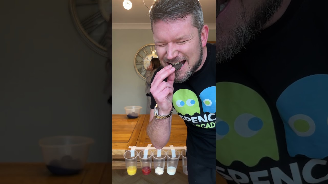Oreo Roll Challenge: Roll the cookie into a random drink and eat the results!