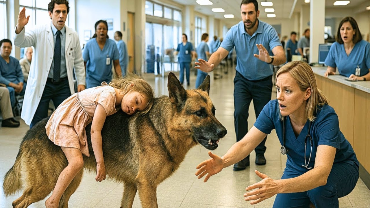 Un Chien Policier Entre Dans L’Hôpital Avec Une Fillette Blessée — Ce Qui Suit Est Bouleversant